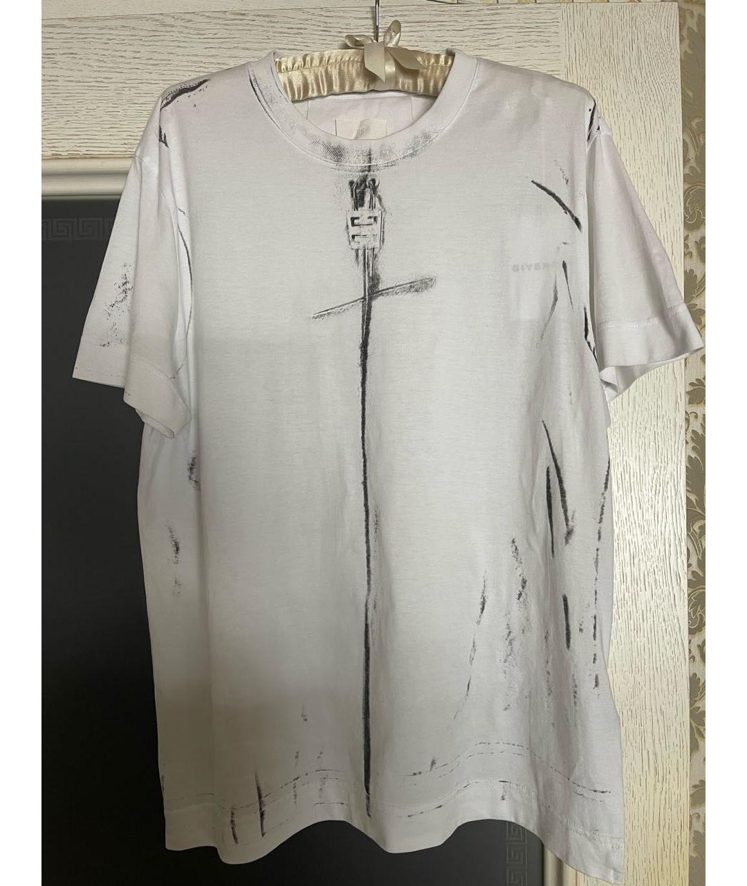 GIVENCHY Белая хлопковая футболка, фото 4