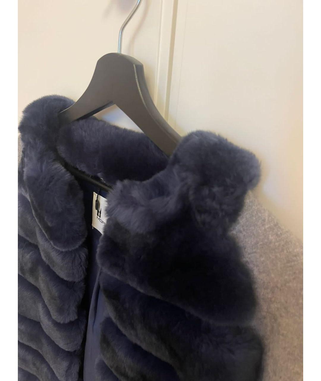 MORESCHI Темно-синяя кашемировая куртка, фото 3