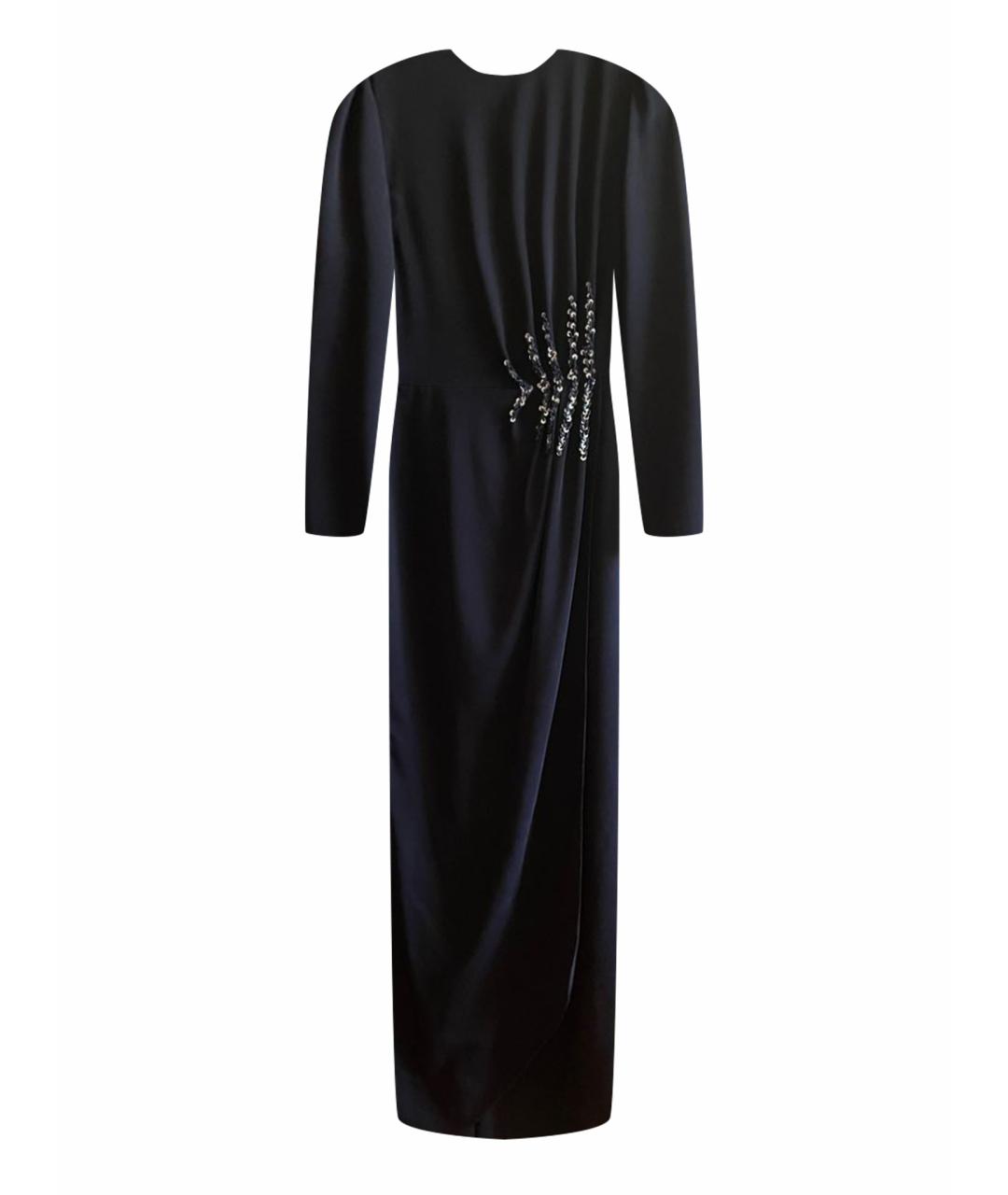 ARAIDA Черное хлопковое вечернее платье, фото 1