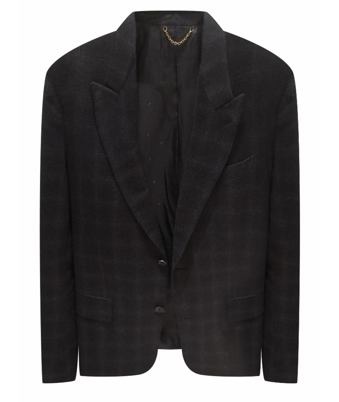 LOUIS VUITTON PRE-OWNED Серый кашемировый пиджак, фото 1