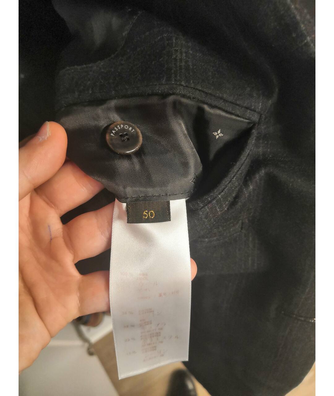 LOUIS VUITTON PRE-OWNED Серый кашемировый пиджак, фото 9