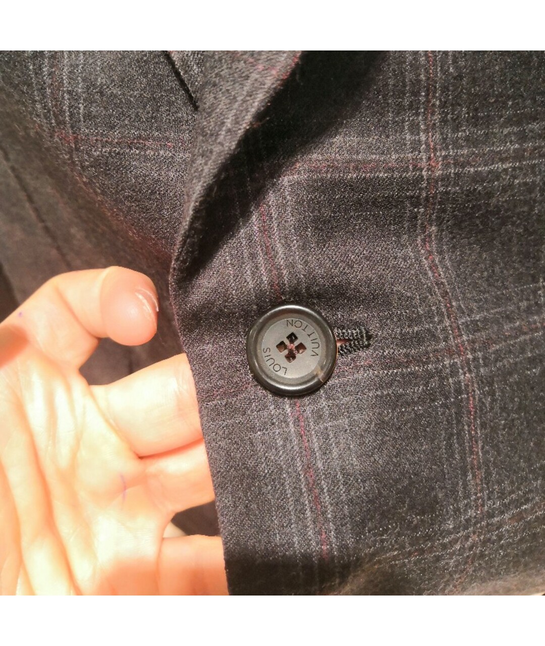 LOUIS VUITTON PRE-OWNED Серый кашемировый пиджак, фото 5