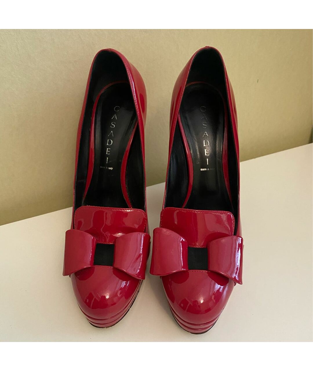 CASADEI Красные кожаные туфли, фото 2