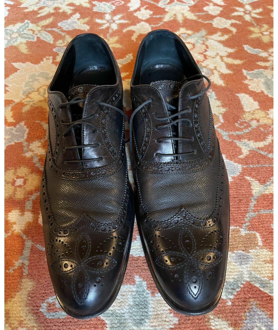 LOUIS VUITTON PRE-OWNED Черные кожаные низкие ботинки, фото 2