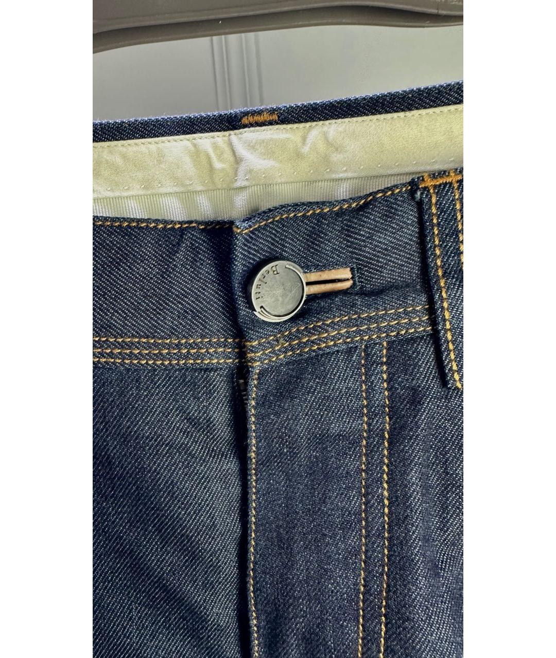 BERLUTI Темно-синие джинсы скинни, фото 4