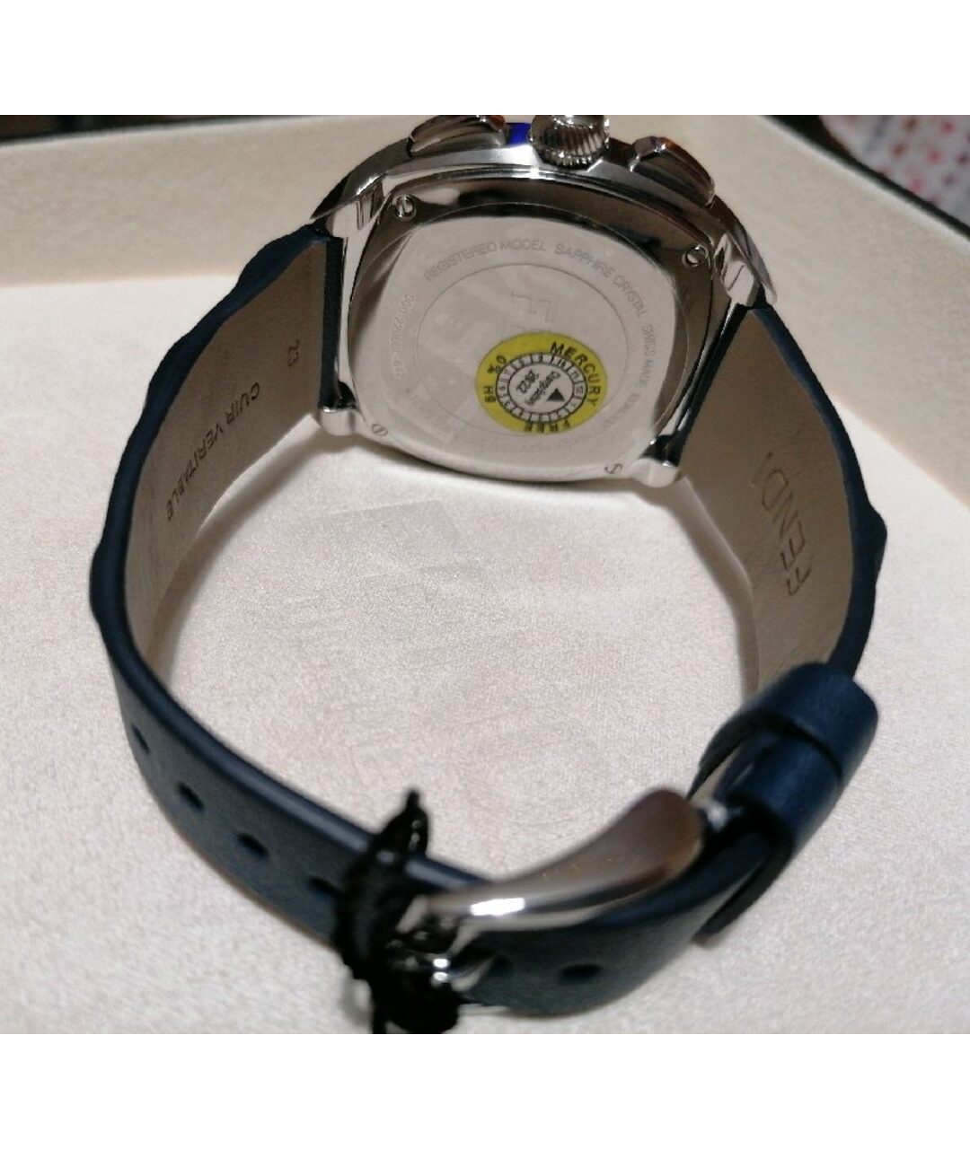 FENDI Серебряные стальные часы, фото 3