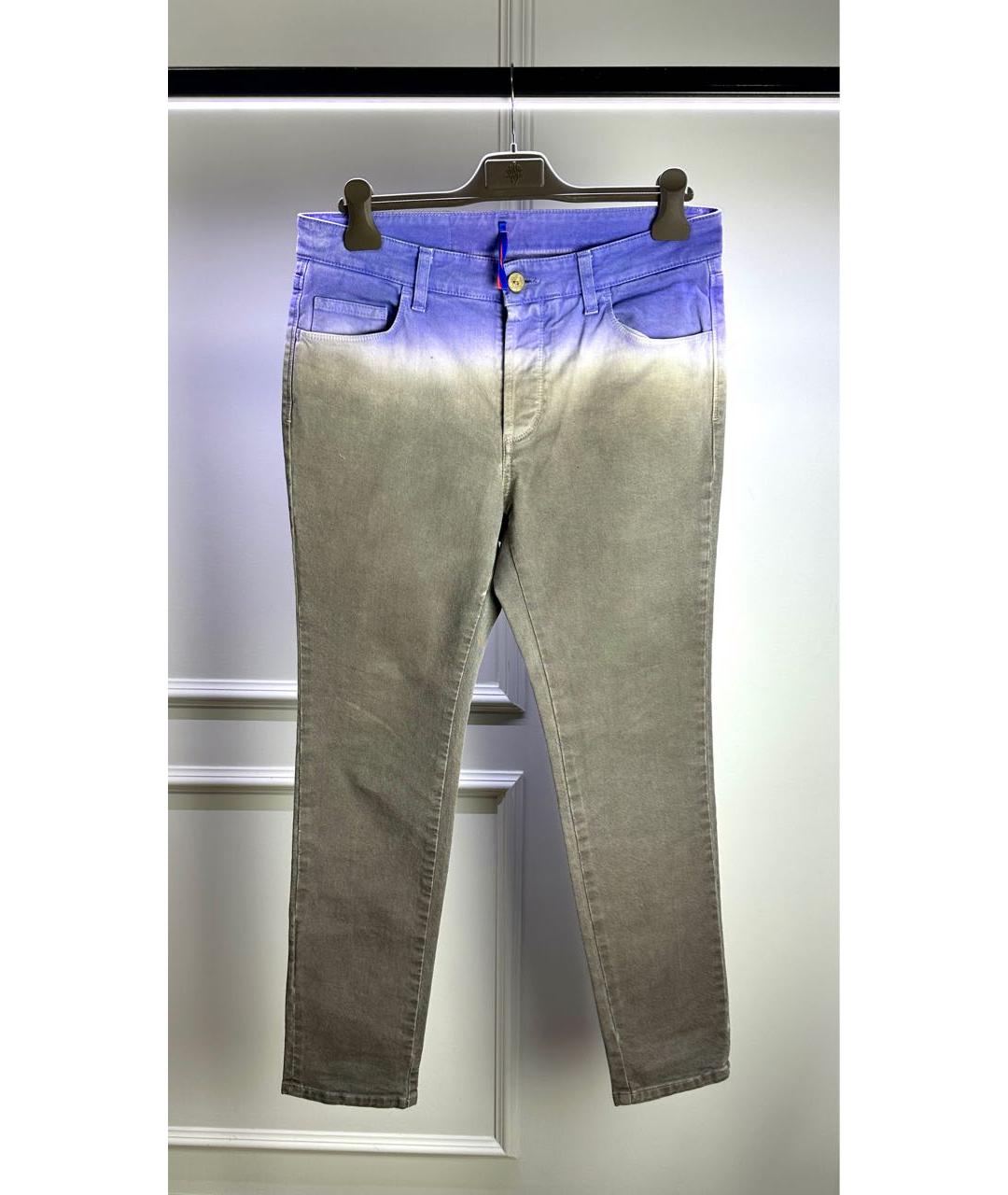 ICEBERG Мульти хлопко-эластановые джинсы скинни, фото 5