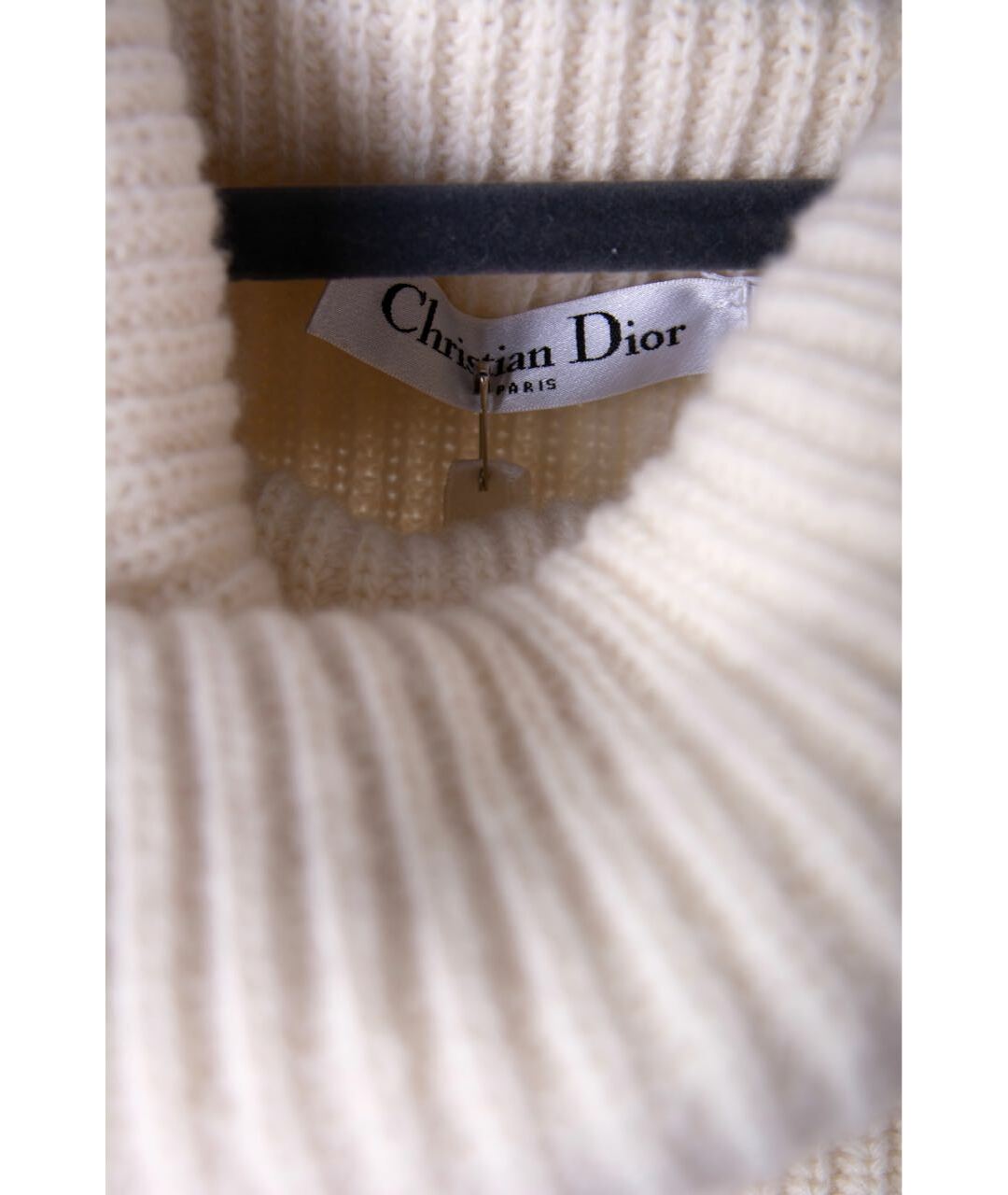 CHRISTIAN DIOR PRE-OWNED Белый шерстяной джемпер / свитер, фото 4