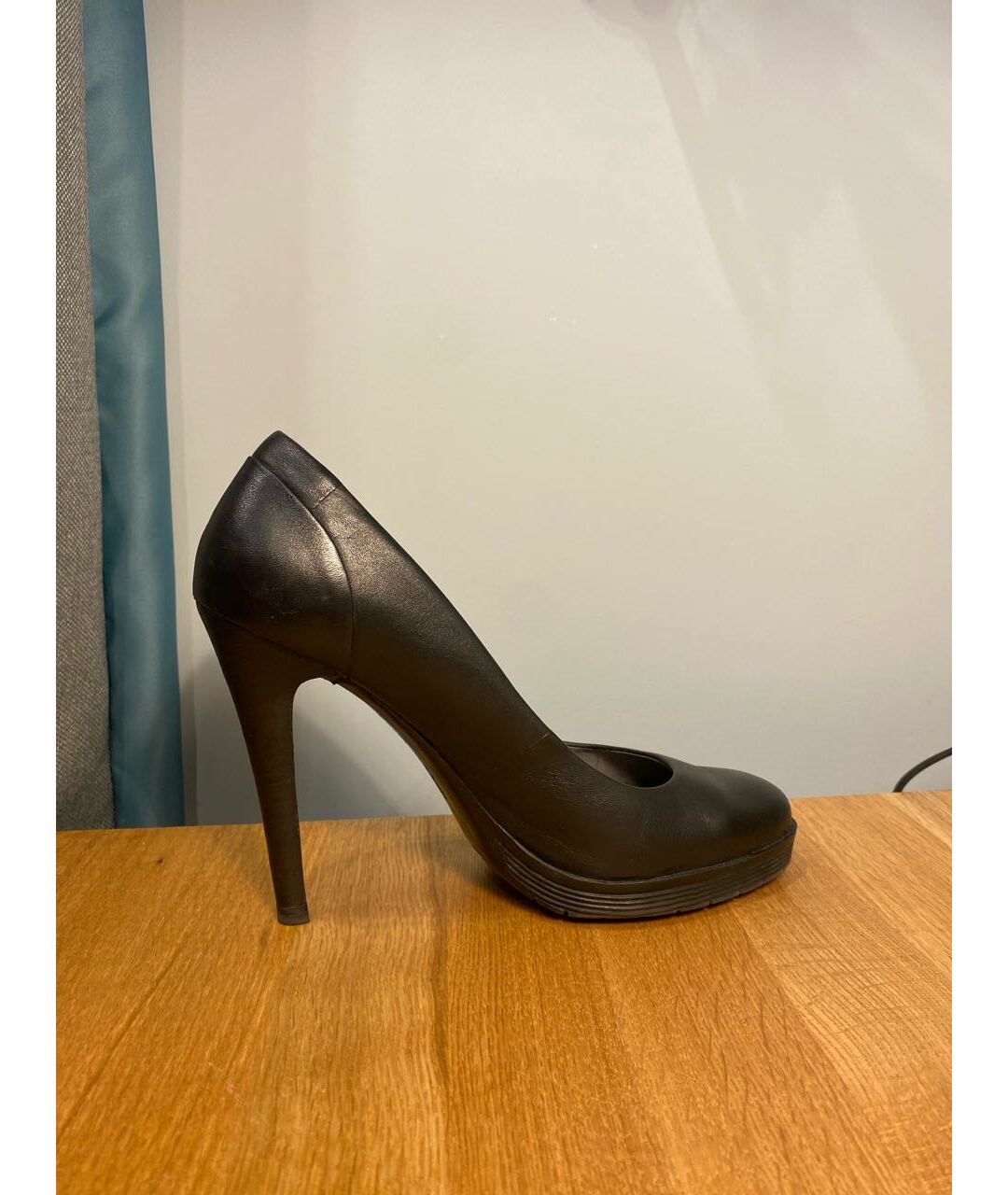 CALVIN KLEIN Черные туфли из искусственной кожи, фото 8