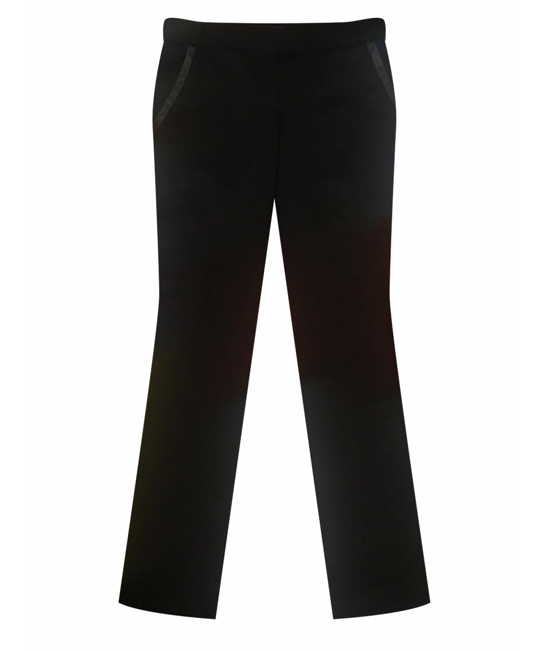 BARBARA BUI Черные шерстяные брюки широкие, фото 1