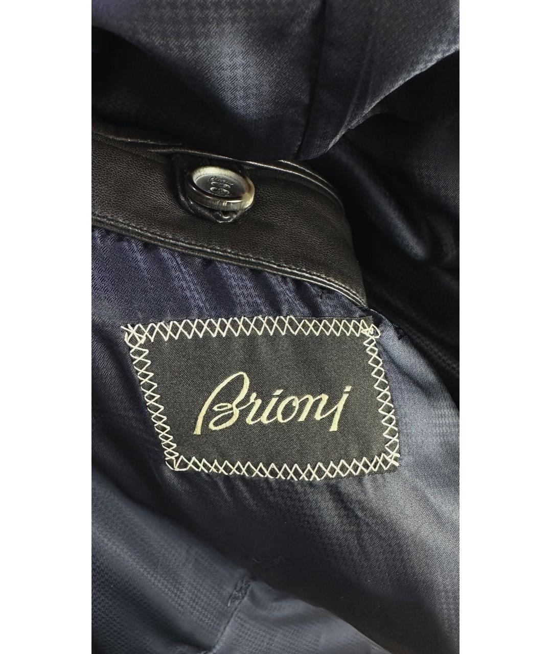 BRIONI Темно-синее кашемировое пальто, фото 8