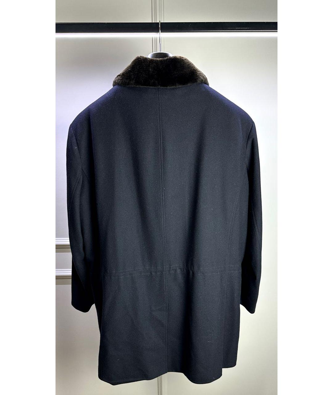 BRIONI Темно-синее кашемировое пальто, фото 5