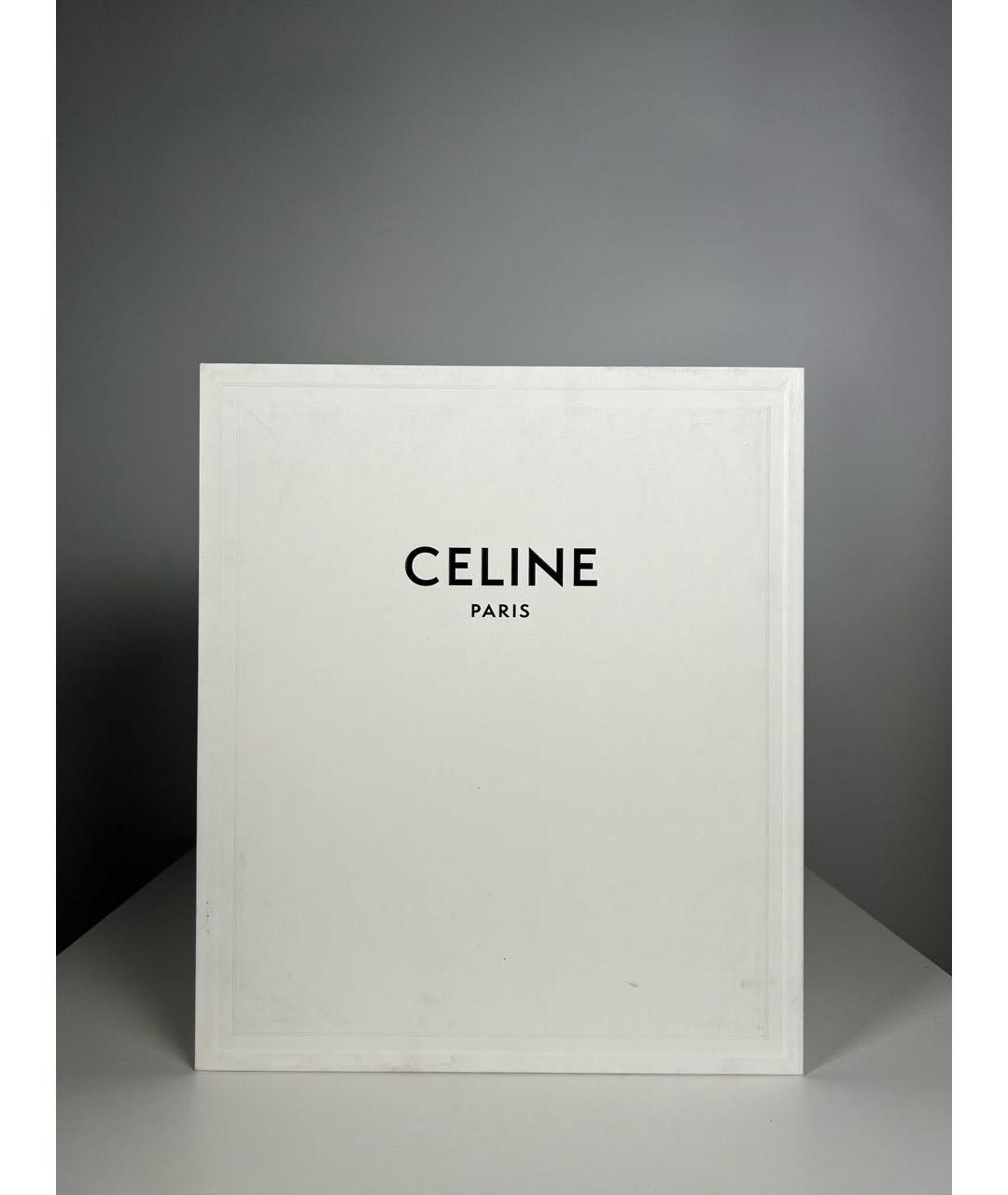 CELINE PRE-OWNED Черные кожаные полусапоги, фото 7