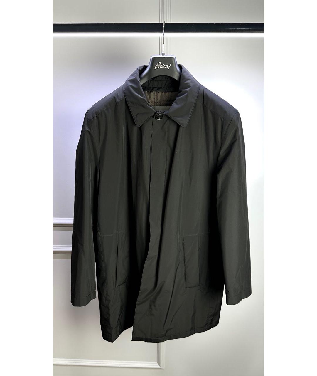 CORNELIANI Черная полиэстеровая куртка, фото 6