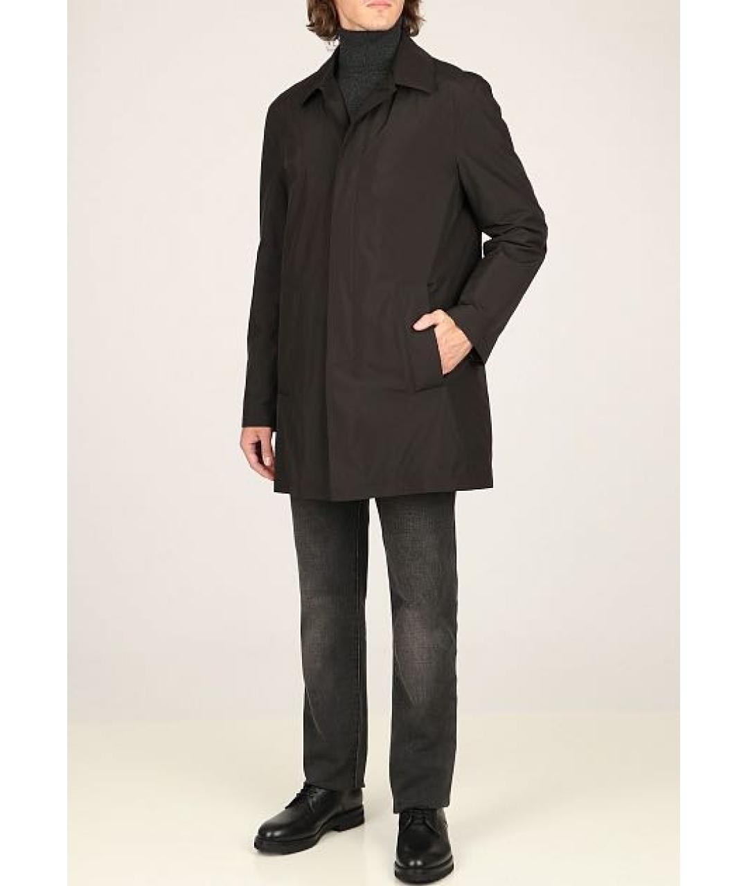 CORNELIANI Черная полиэстеровая куртка, фото 2