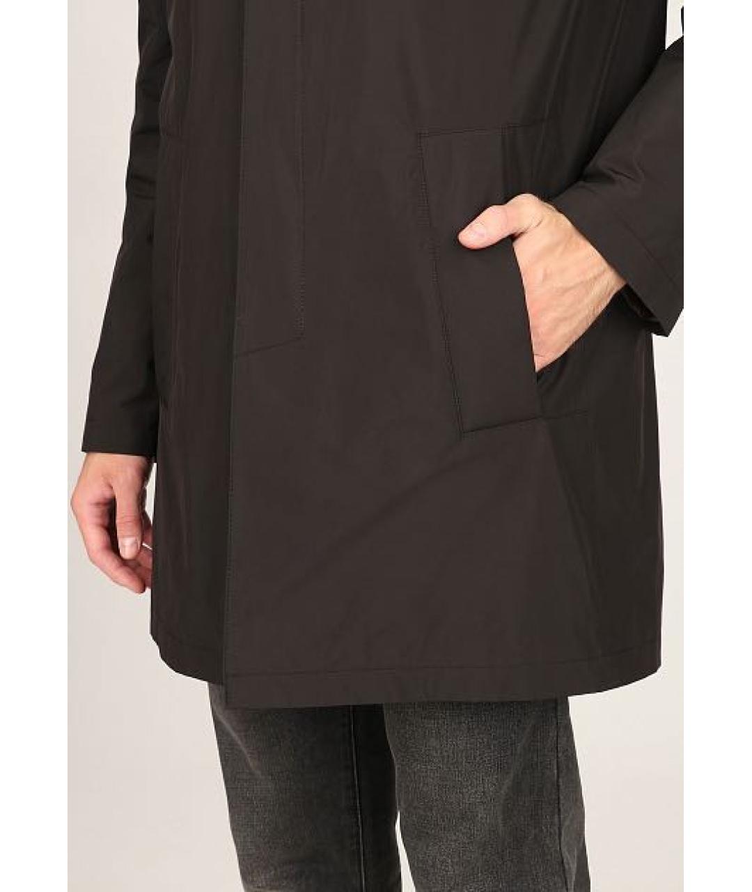 CORNELIANI Черная полиэстеровая куртка, фото 5