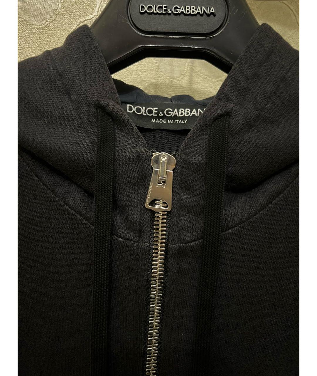 DOLCE&GABBANA Серый хлопковый кардиган, фото 3