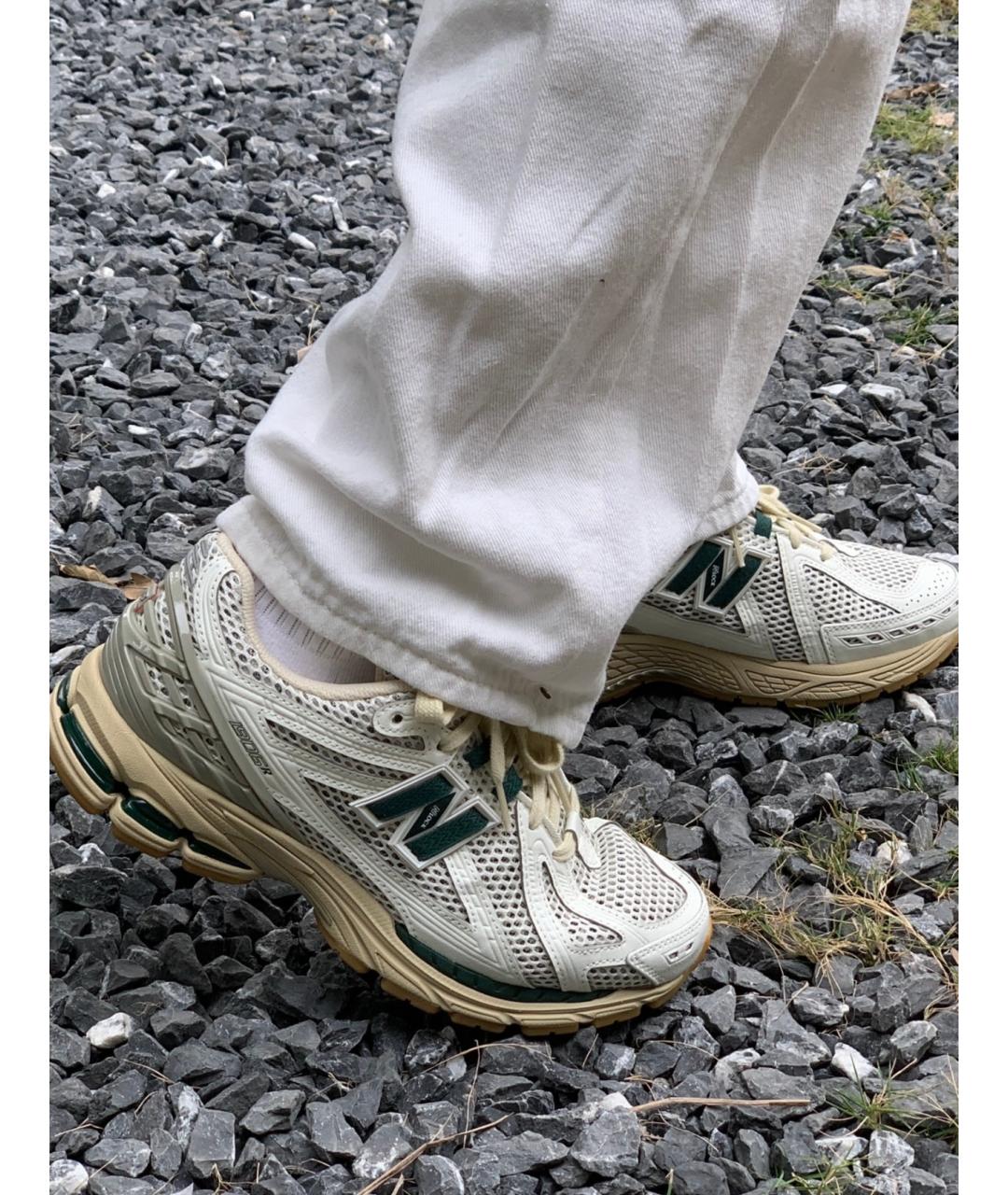 NEW BALANCE Бежевые низкие кроссовки / кеды, фото 5