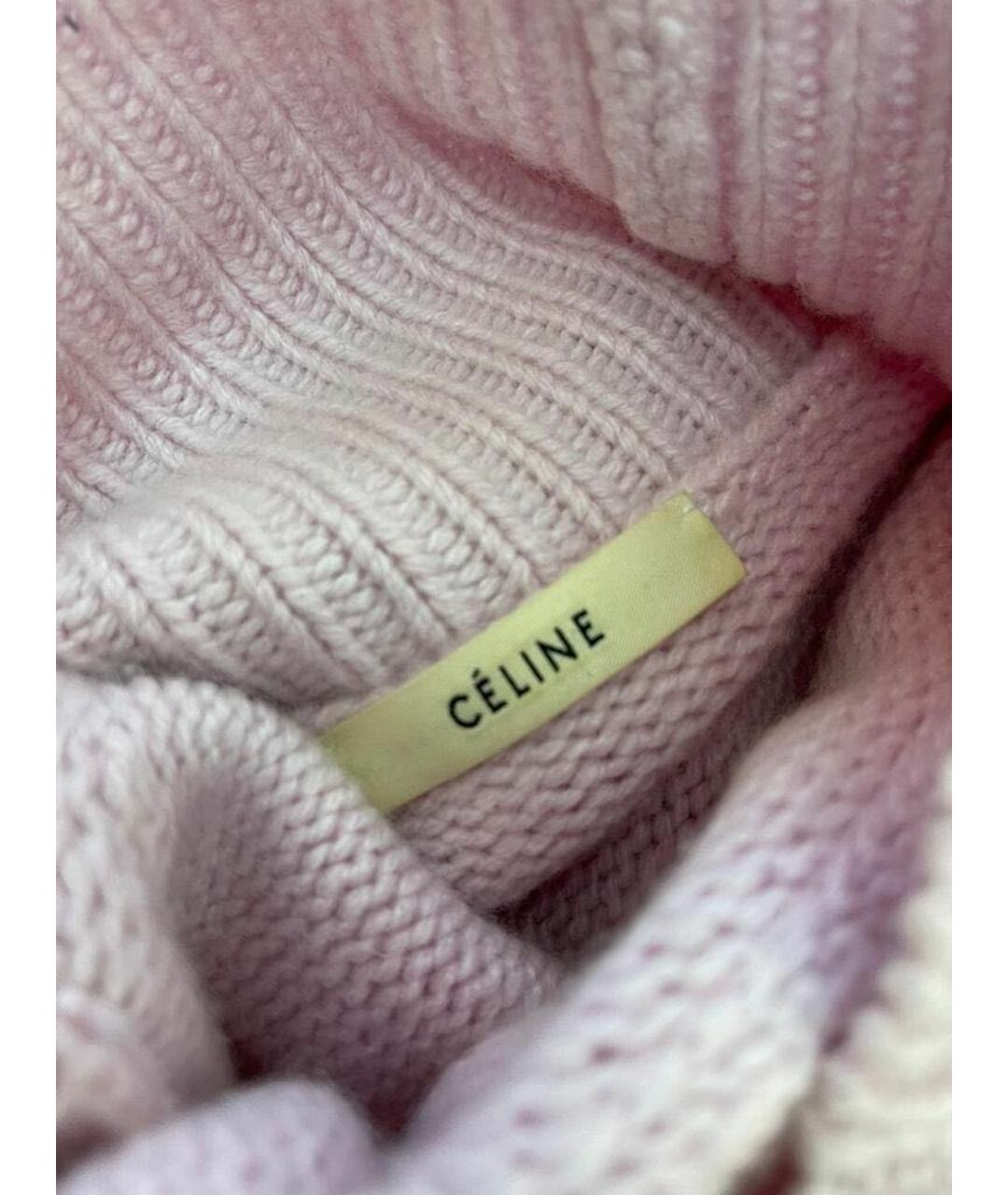 CELINE PRE-OWNED Розовый шерстяной джемпер / свитер, фото 3