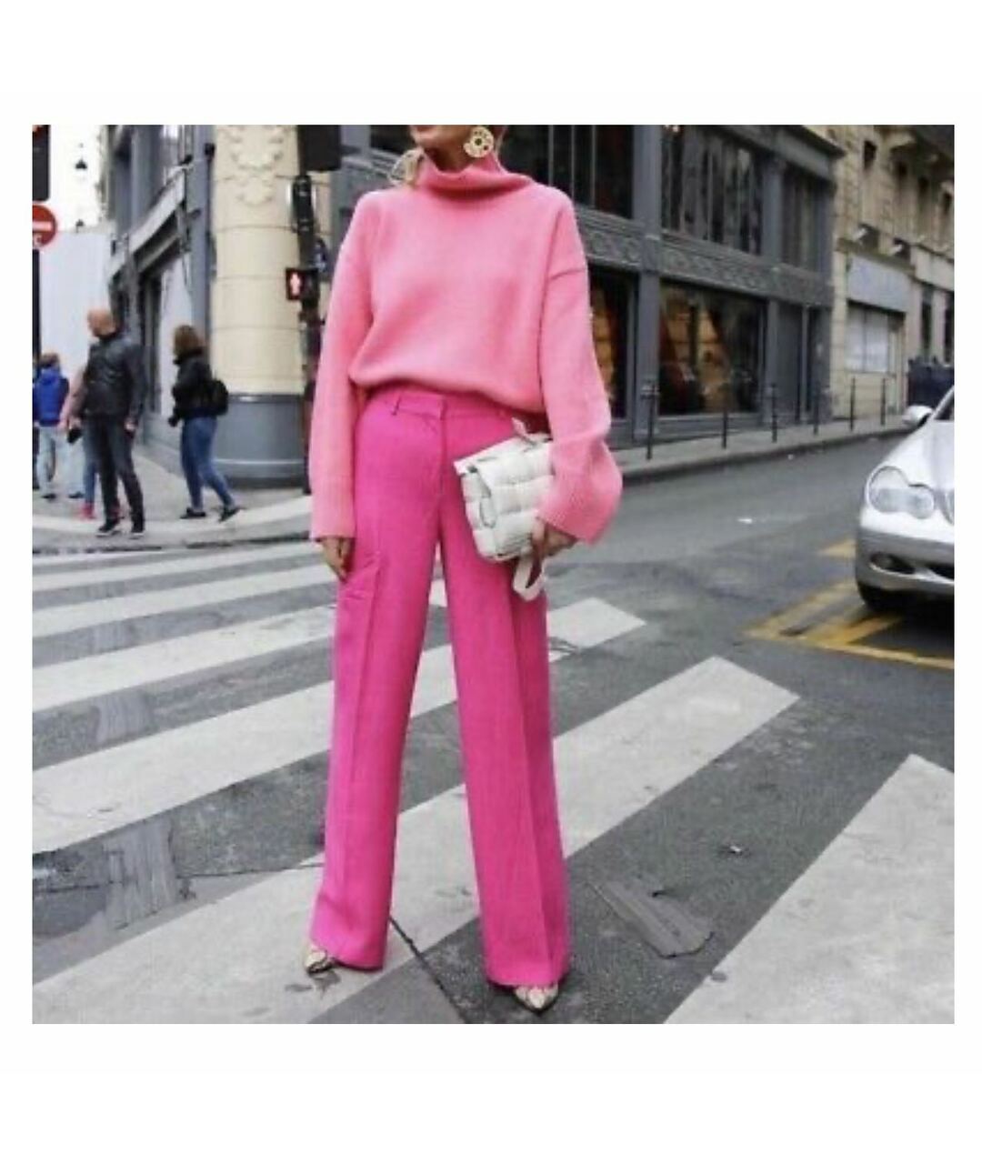 CELINE PRE-OWNED Розовый шерстяной джемпер / свитер, фото 6