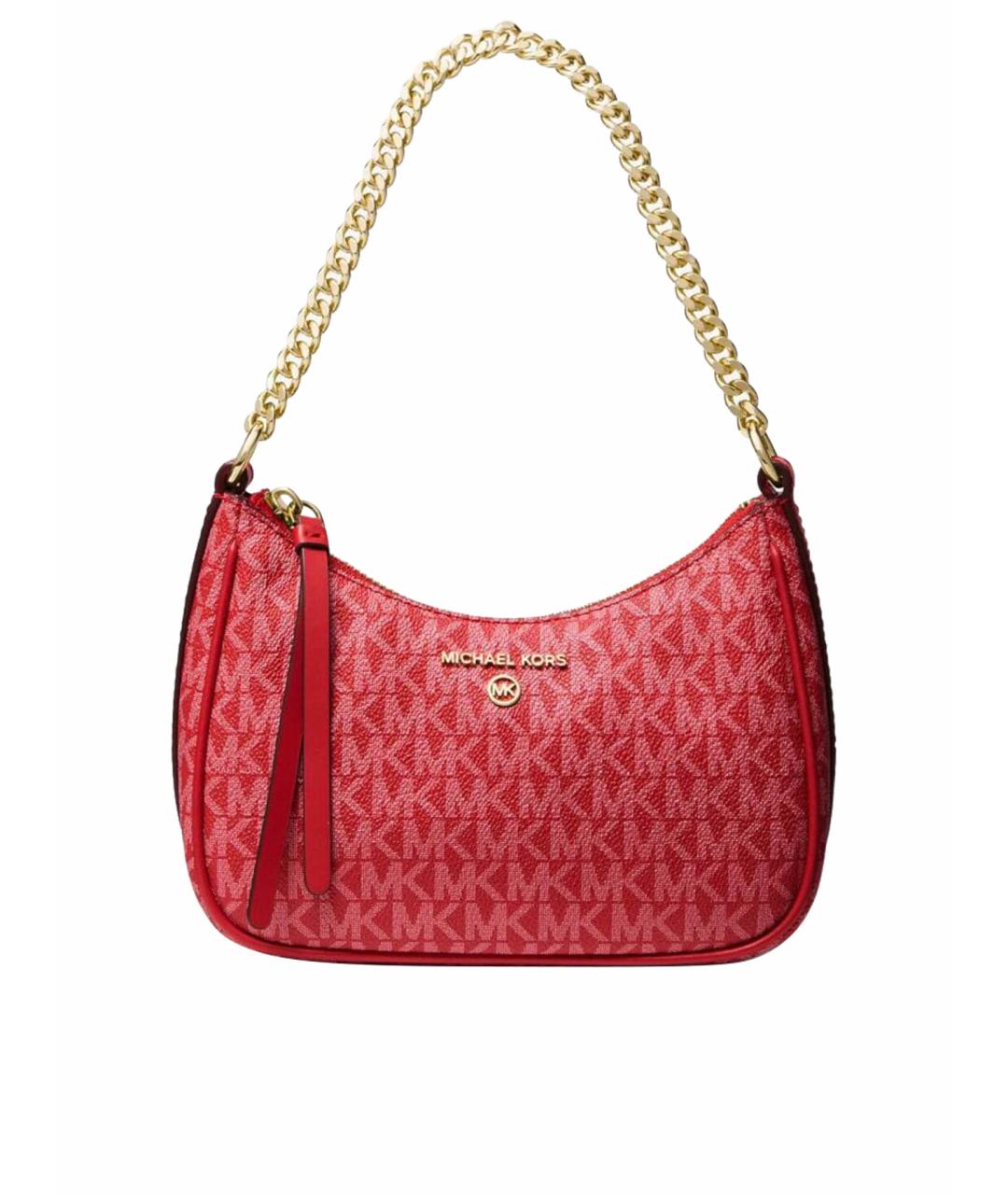 MICHAEL KORS Красная сумка с короткими ручками из искусственной кожи, фото 1