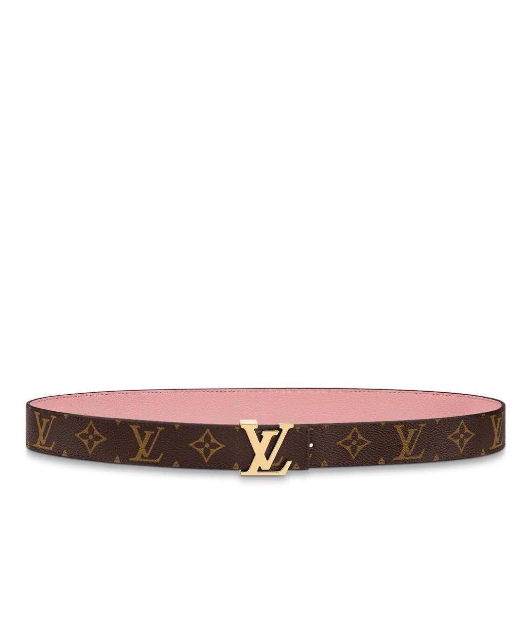 LOUIS VUITTON Коричневый кожаный ремень, фото 5