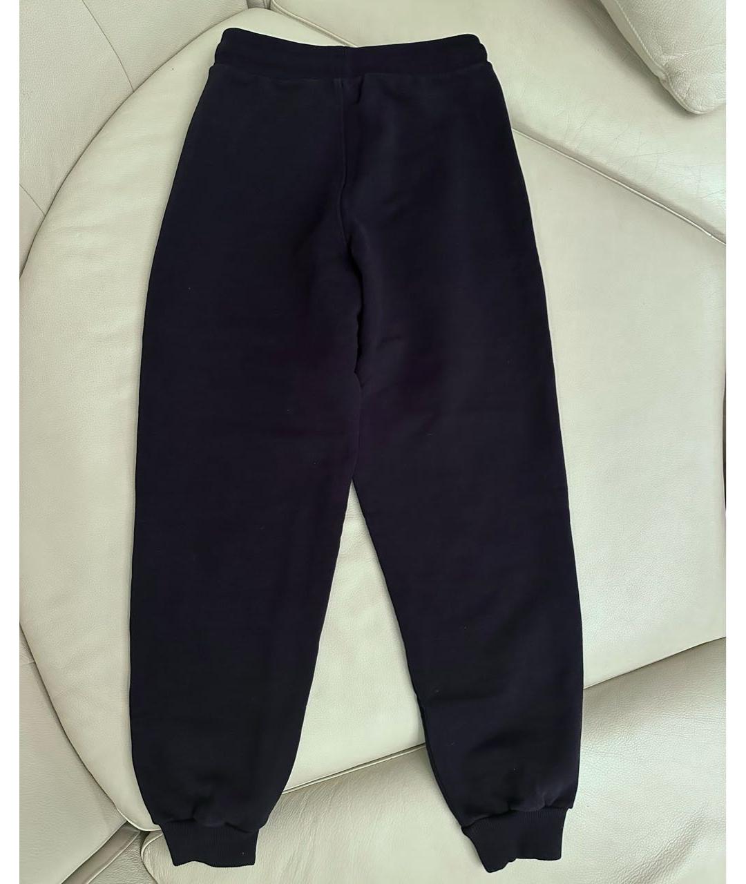 AMI ALEXANDRE MATTIUSSI Черные хлопковые спортивные брюки и шорты, фото 3