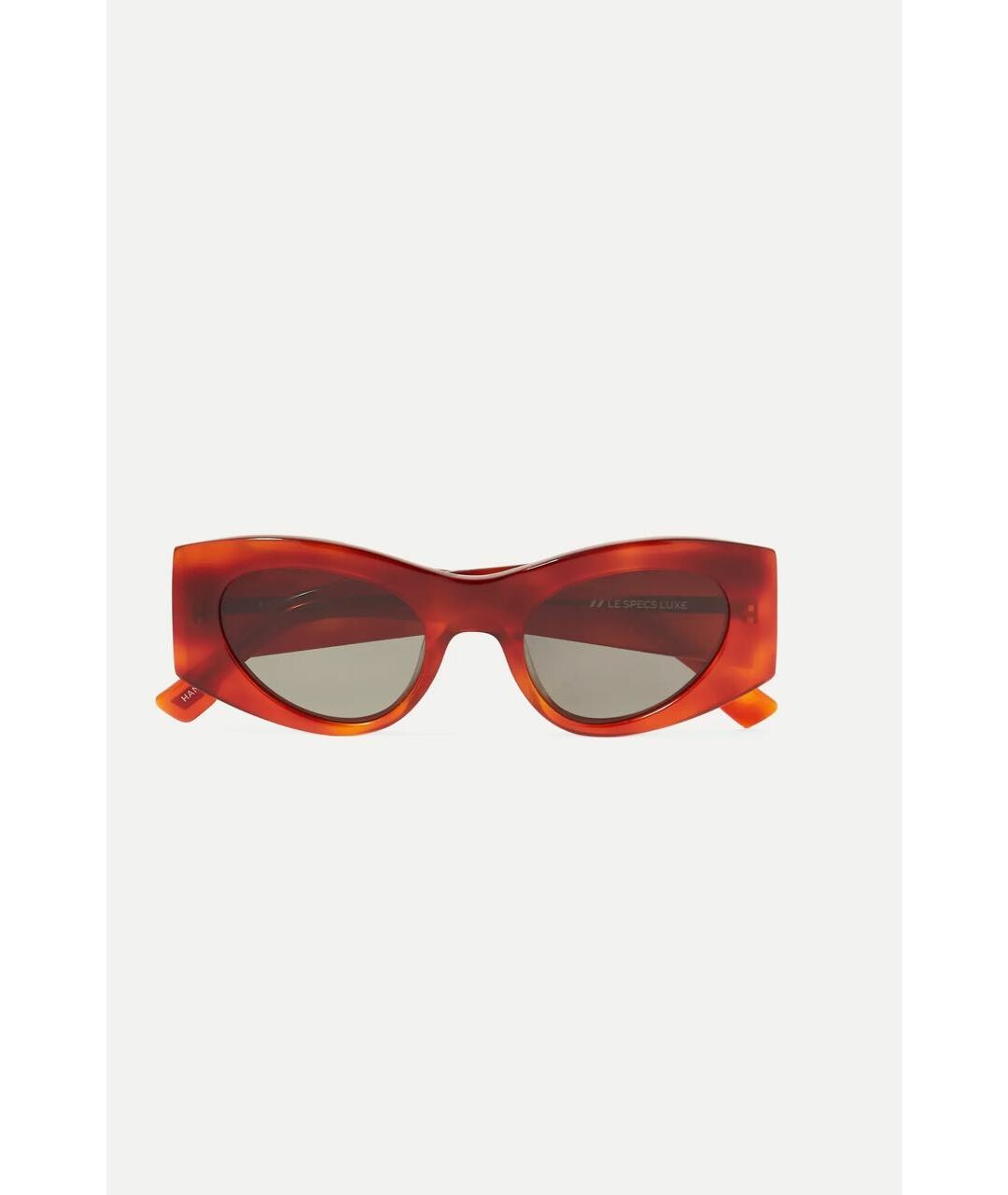 LE SPECS Коричневые пластиковые солнцезащитные очки, фото 3
