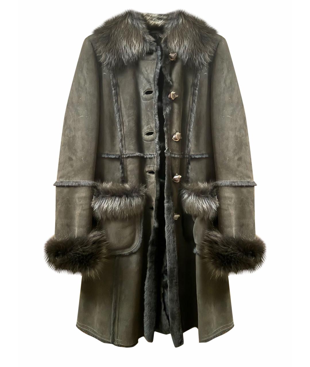 WEEKEND MAX MARA Коричневая замшевая дубленка, фото 1