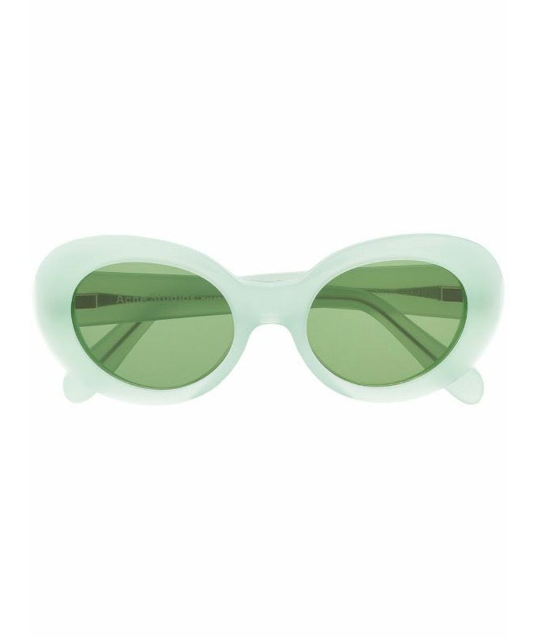 ACNE STUDIOS Зеленые пластиковые солнцезащитные очки, фото 1