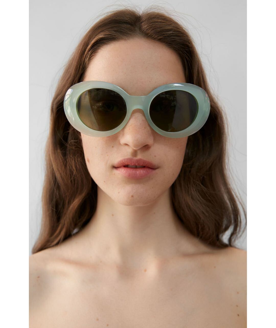 ACNE STUDIOS Зеленые пластиковые солнцезащитные очки, фото 6