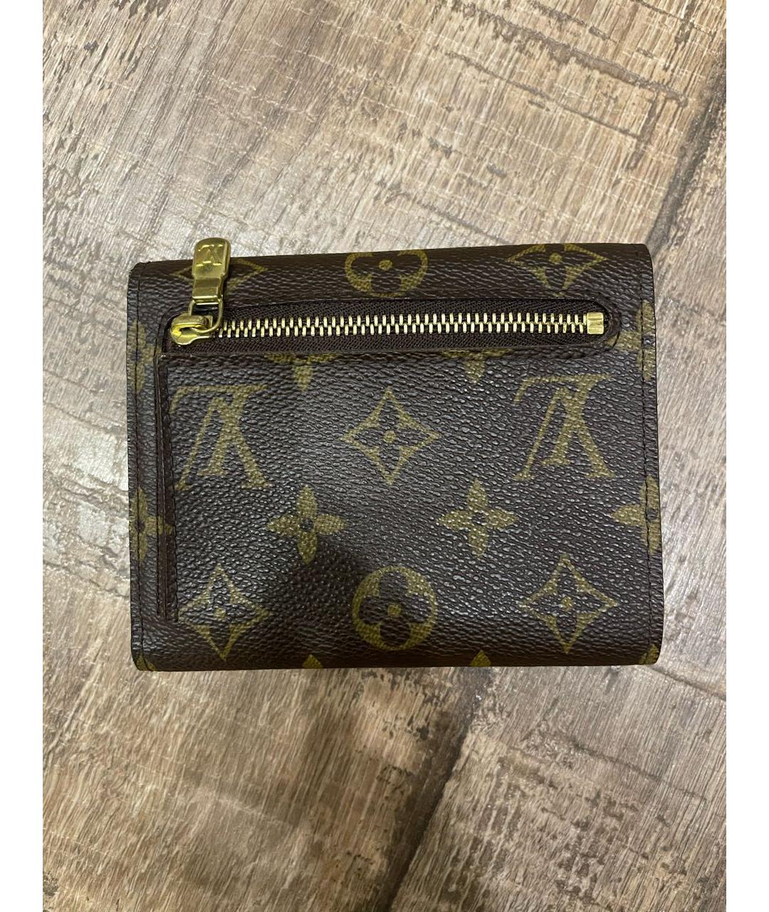 LOUIS VUITTON Коричневый кошелек, фото 3