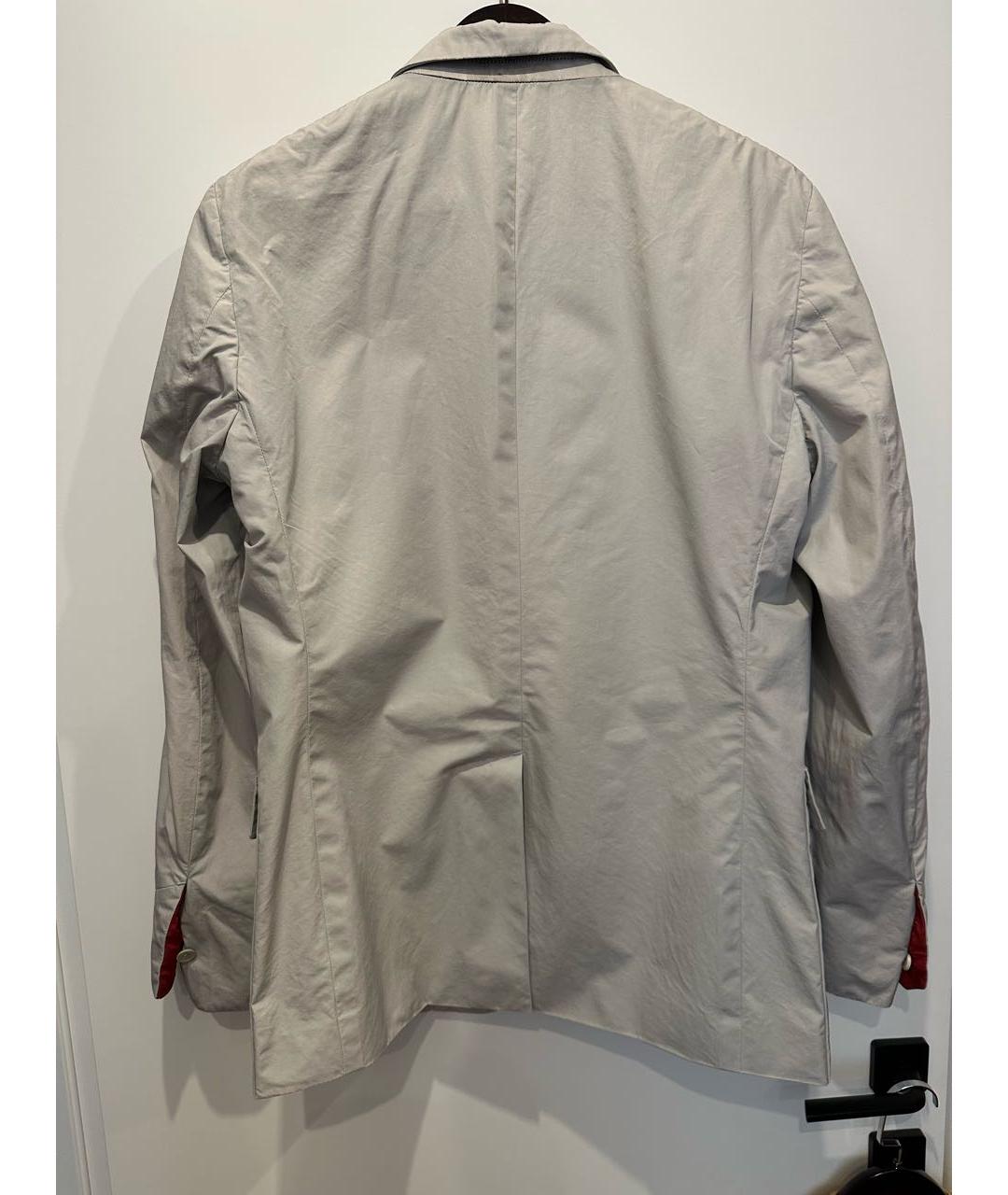 BERLUTI Серый хлопковый пиджак, фото 2