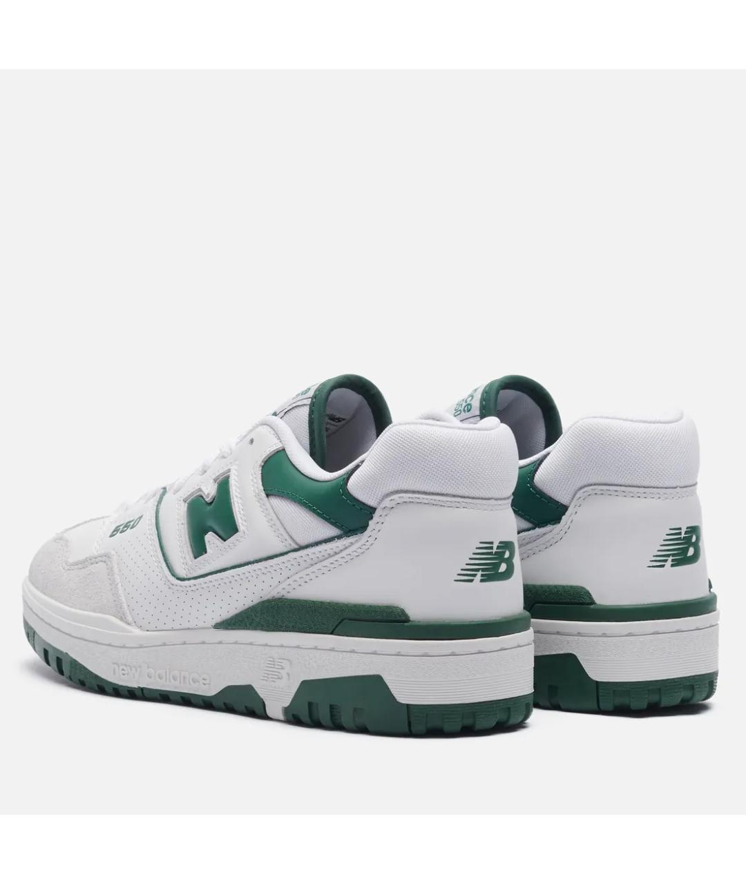 NEW BALANCE Зеленые кожаные кроссовки, фото 4