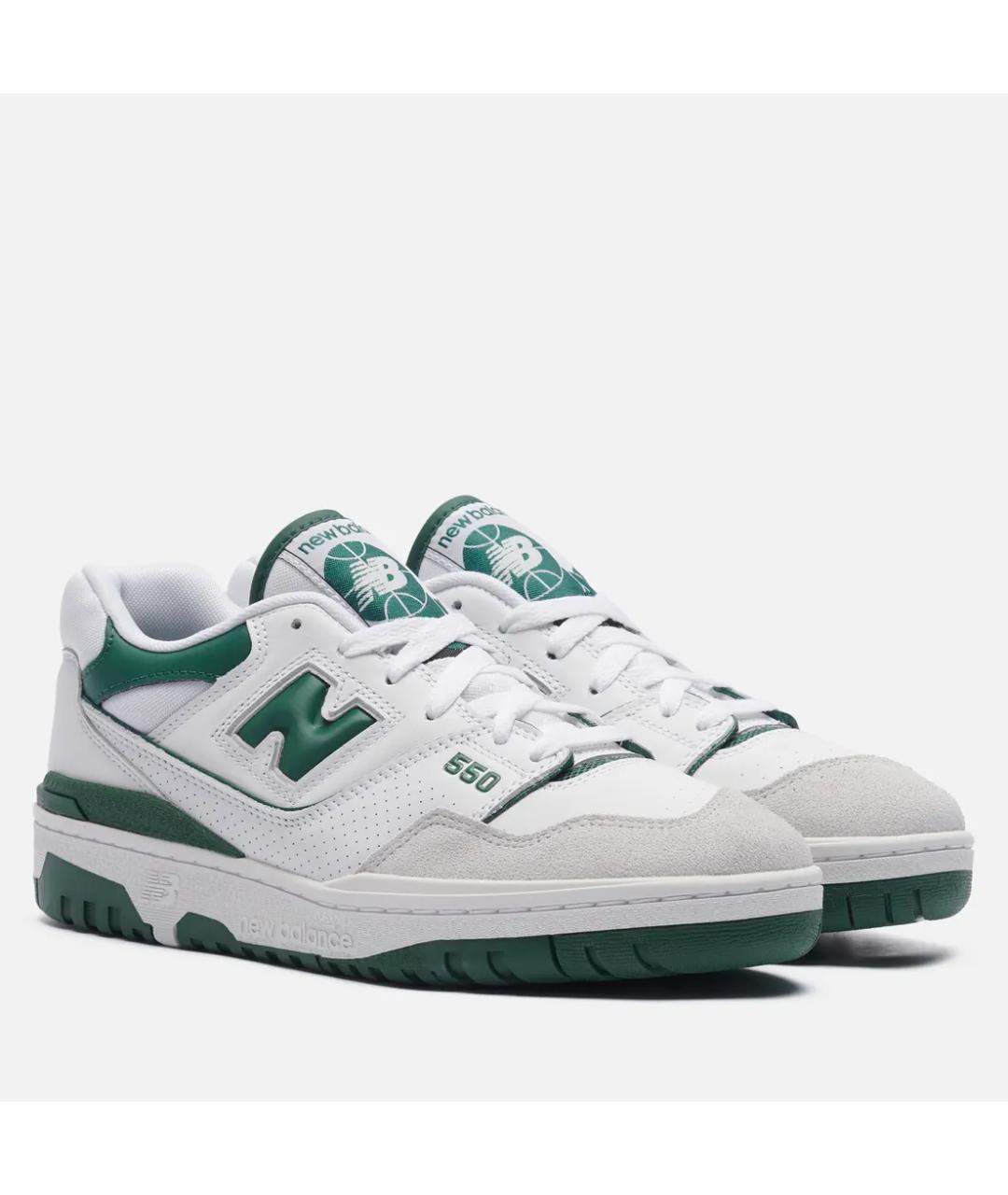 NEW BALANCE Зеленые кожаные кроссовки, фото 2