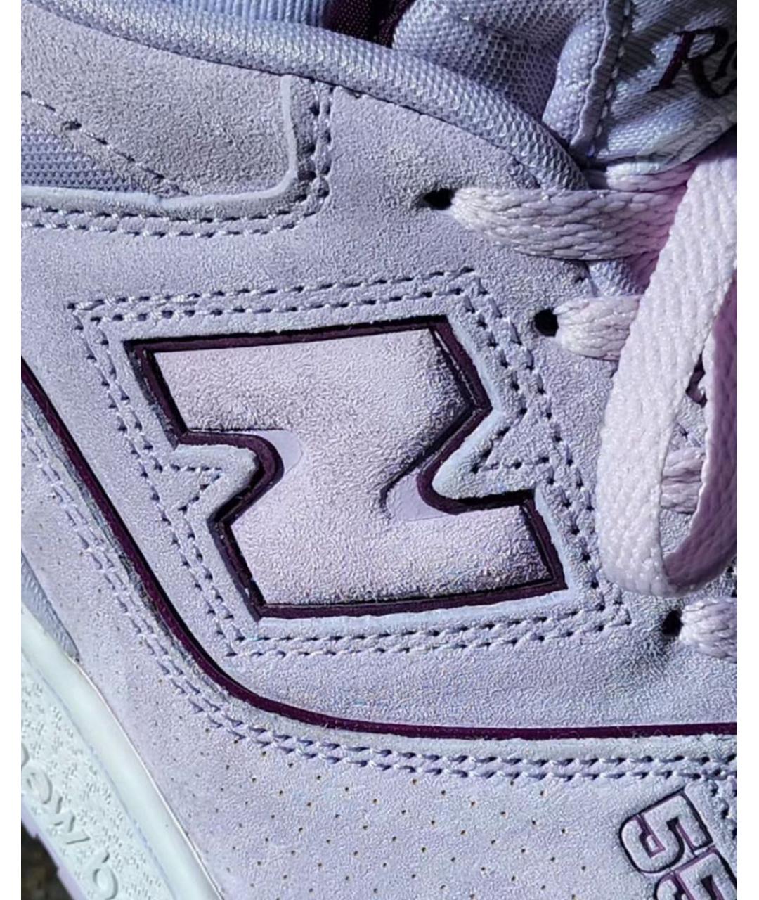 NEW BALANCE Фиолетовые замшевые кроссовки, фото 7