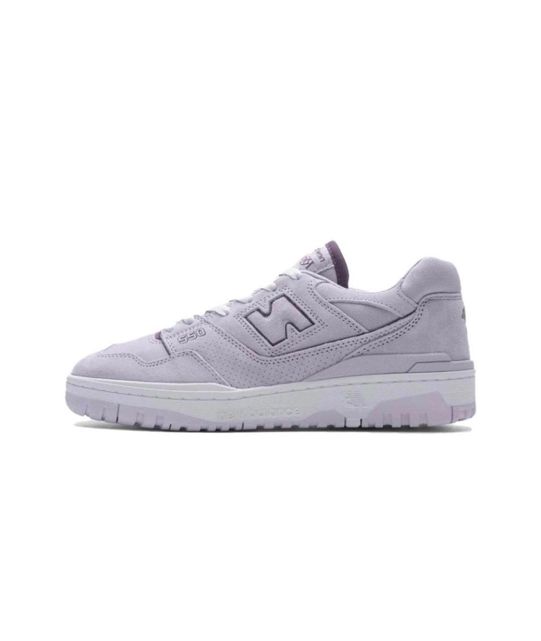 NEW BALANCE Фиолетовые замшевые кроссовки, фото 8