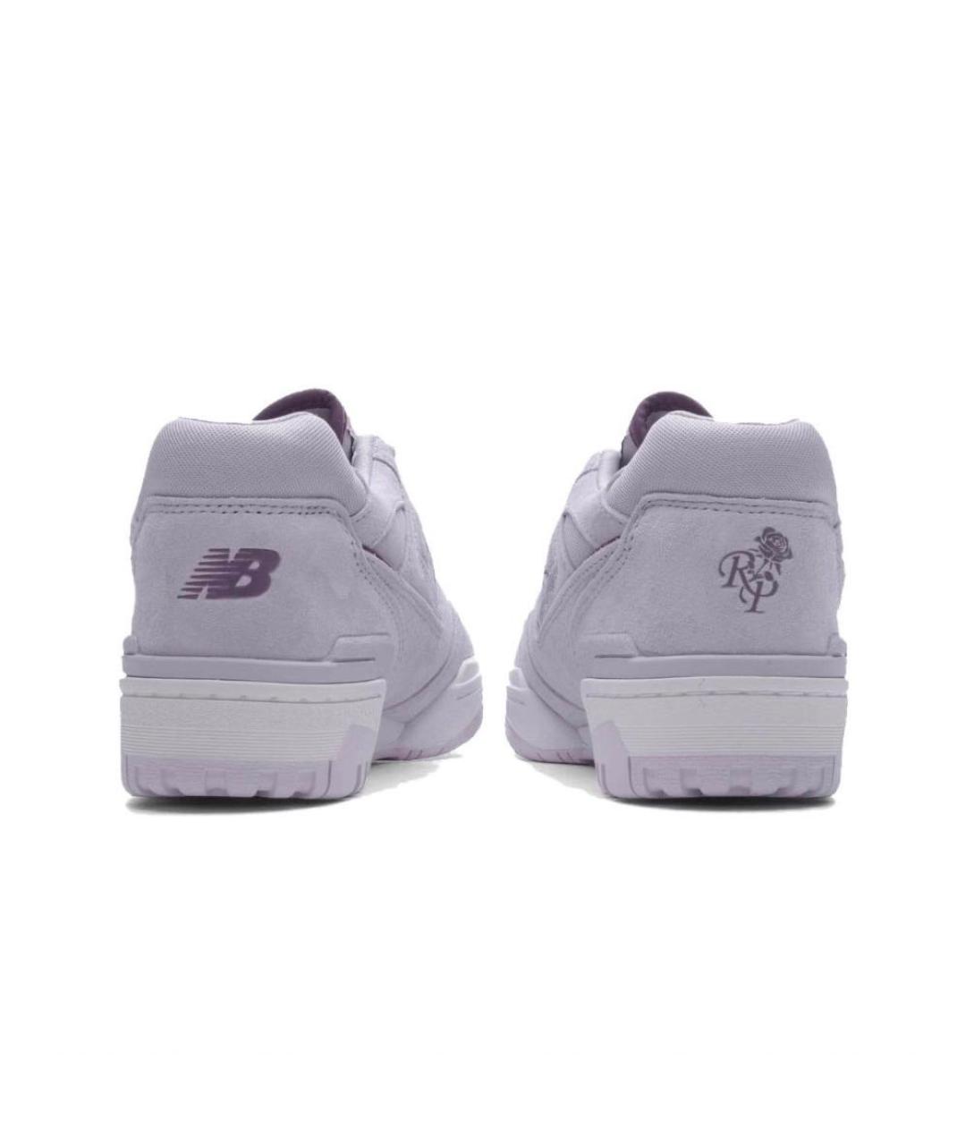 NEW BALANCE Фиолетовые замшевые кроссовки, фото 4