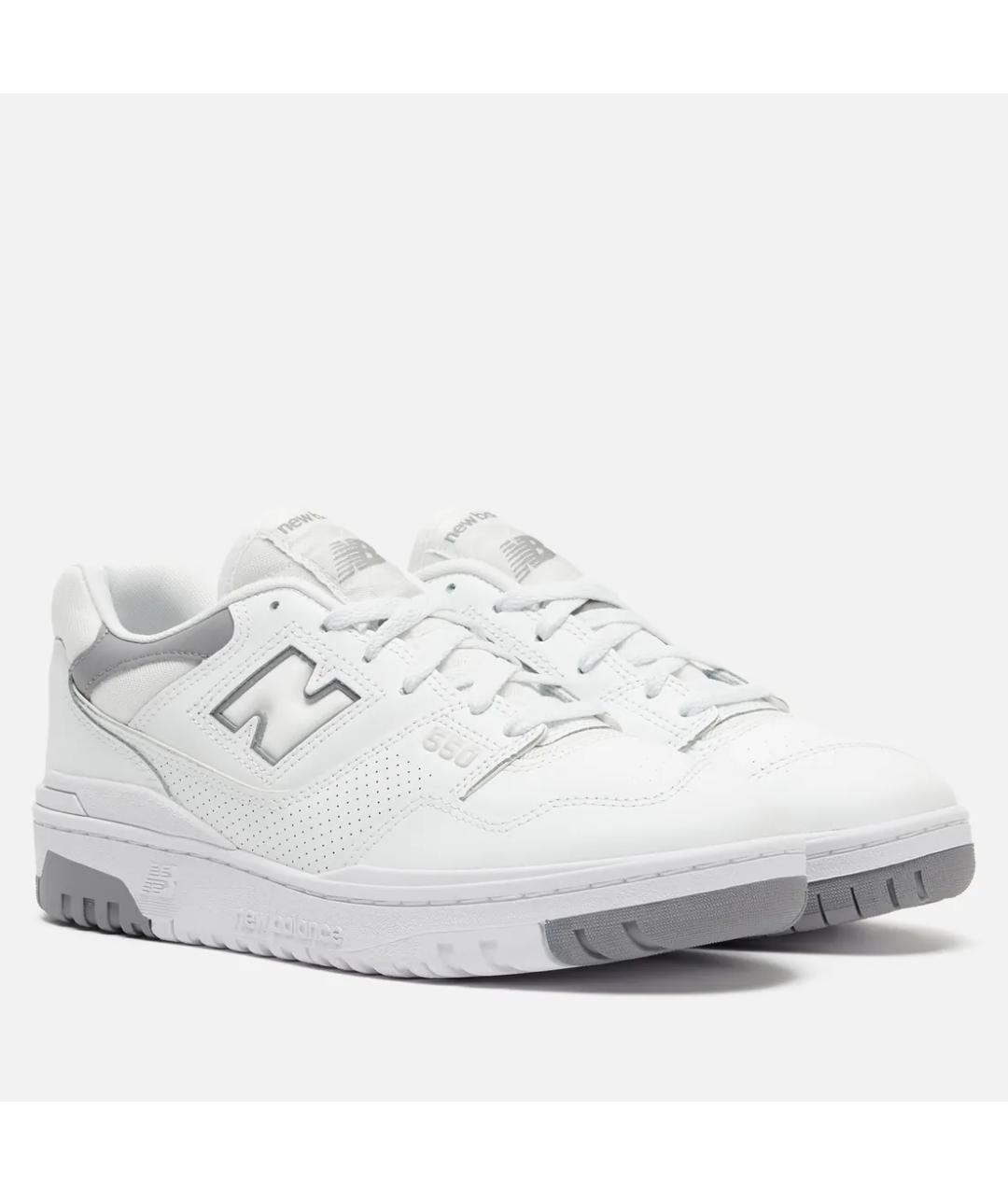 NEW BALANCE Белые кожаные кроссовки, фото 2