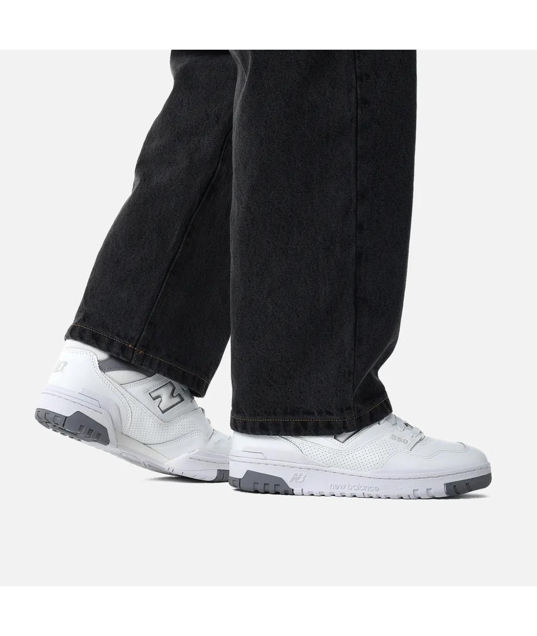 NEW BALANCE Белые кожаные кроссовки, фото 5