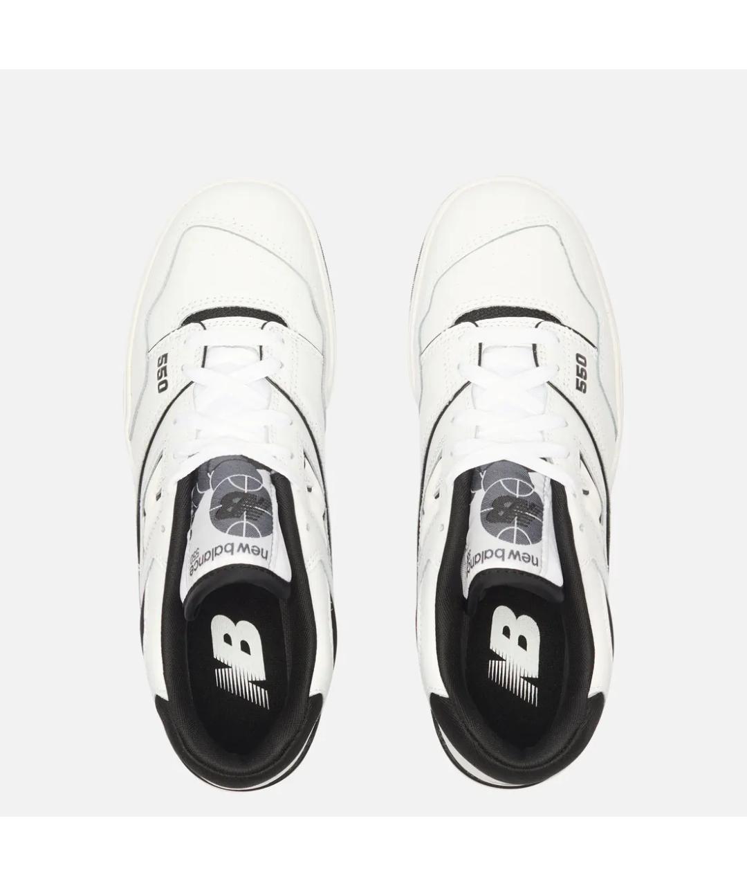 NEW BALANCE Белые кожаные кроссовки, фото 3