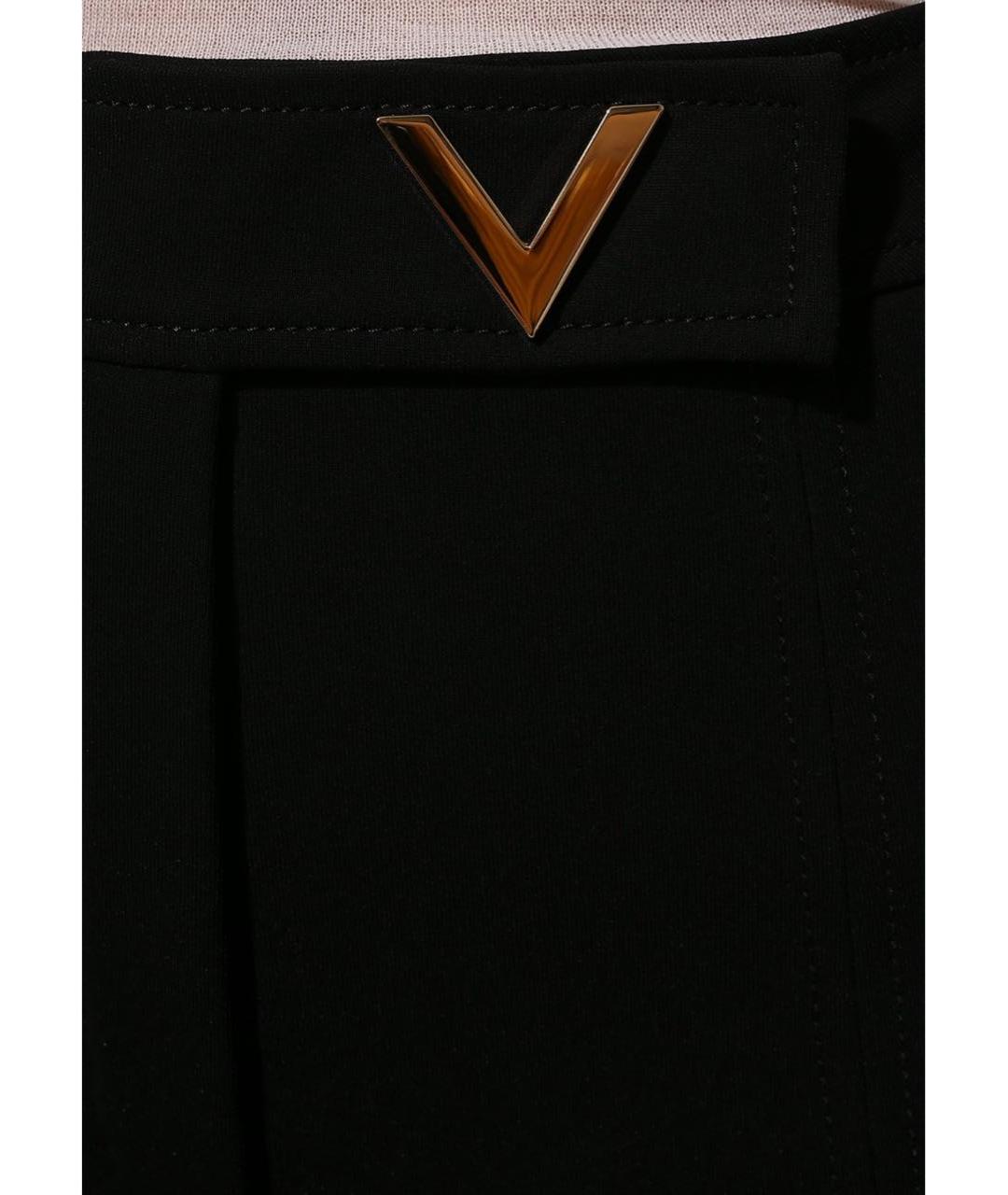 VALENTINO Черные прямые брюки, фото 3