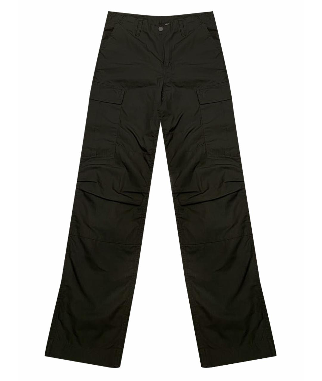 CARHARTT WIP Хаки хлопковые повседневные брюки, фото 1