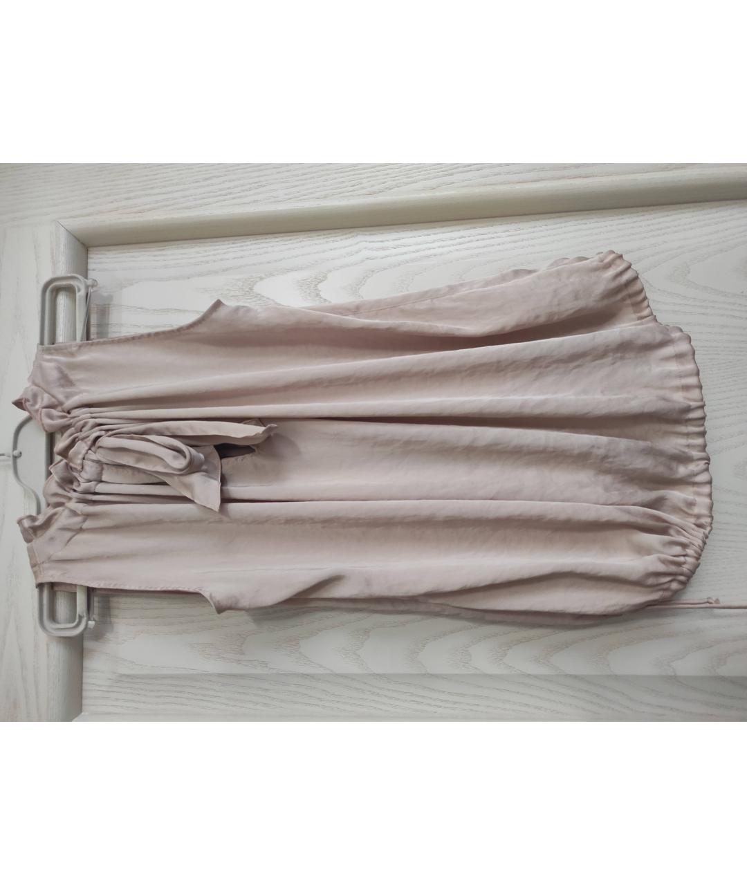 MARC CAIN Розовая шелковая блузы, фото 2