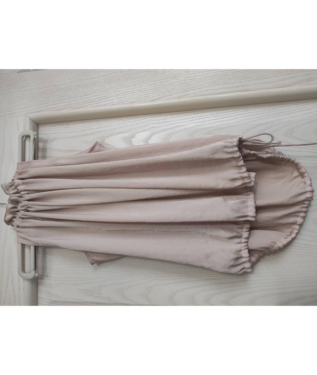 MARC CAIN Розовая шелковая блузы, фото 10