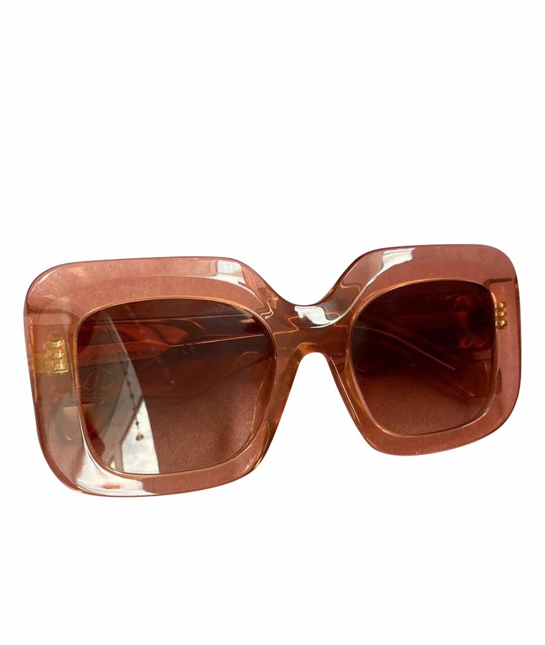 LOEWE Розовые пластиковые солнцезащитные очки, фото 1