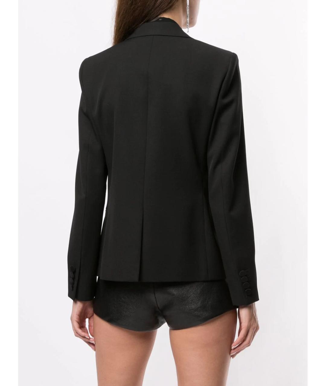 SAINT LAURENT Черная кожаная куртка, фото 3
