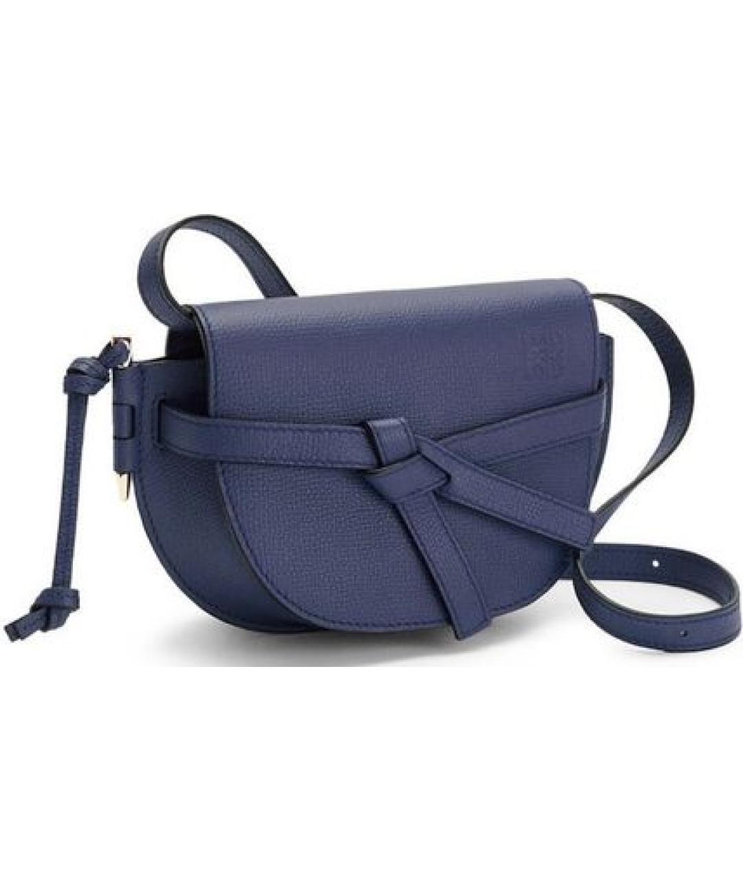 LOEWE Темно-синяя сумка через плечо, фото 1