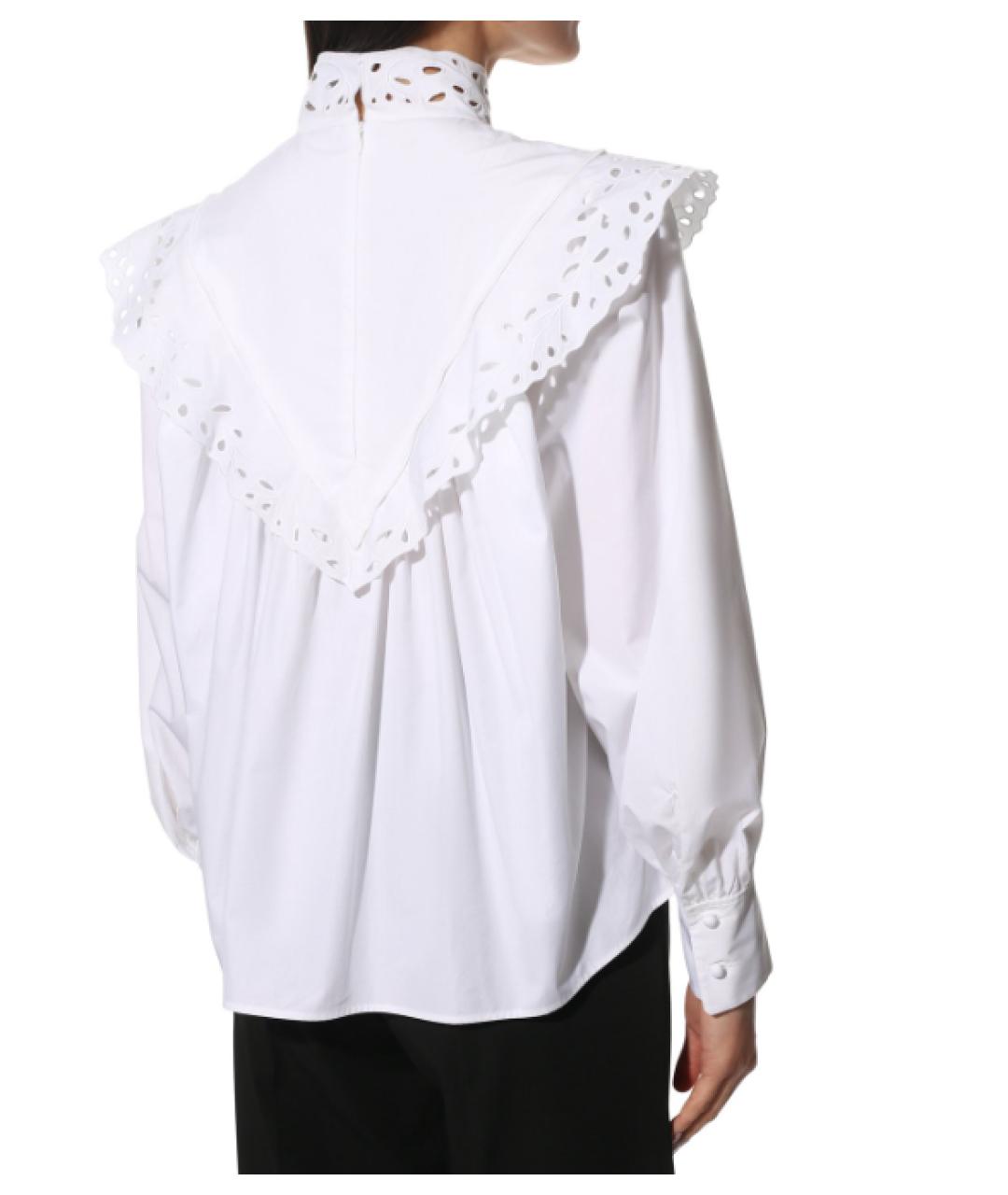 CHLOE Белая хлопковая блузы, фото 4