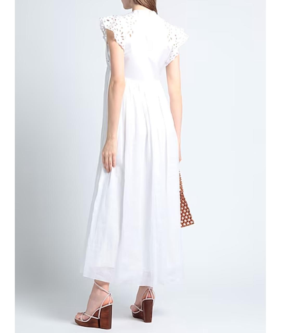 CHLOE Белое повседневное платье, фото 4